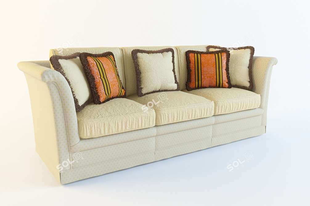 Elegant Busnelli&Adamo Sofa 3D model image 1