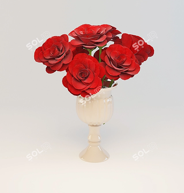 Blossom Beauty Bouquet 3D model image 1