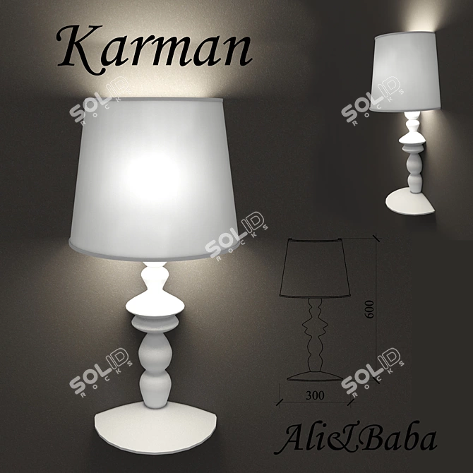 Karman Ali&Baba Ceramic Wall Light 3D model image 1