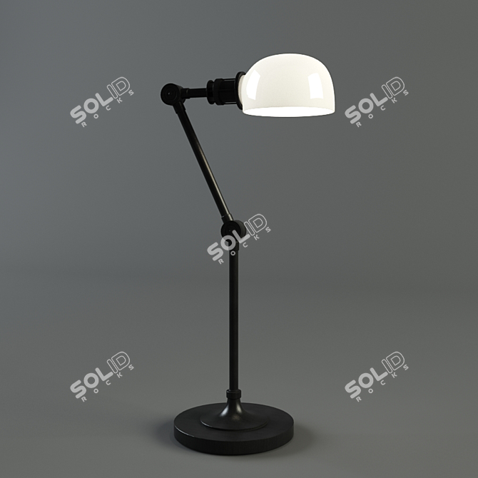 Elegant Ralph Lauren Crawford Lamp 3D model image 1