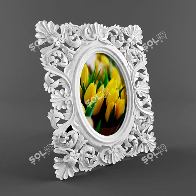 Angelica Frame: Elegant Photo Display 3D model image 1