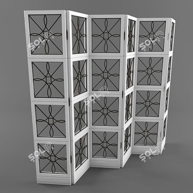 Unique Decorative Screen 3D model image 1