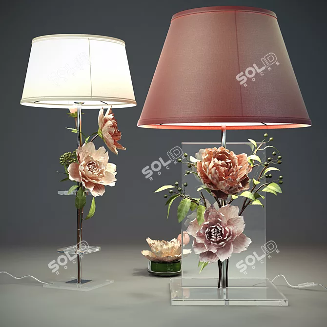 PaulineH: Elegant Lamps & Accessories 3D model image 1