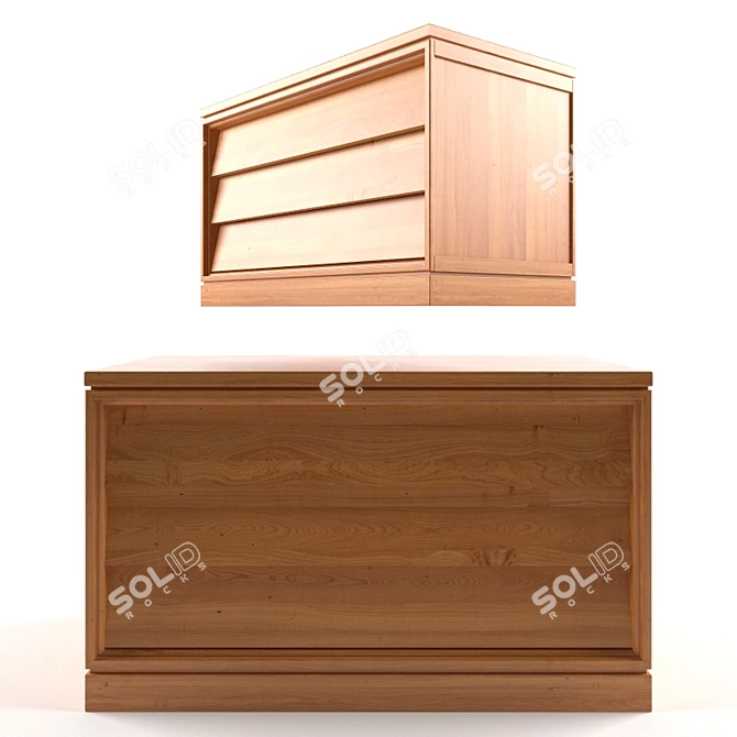 Classic Shoe Cabinet: Morelato 3D model image 1