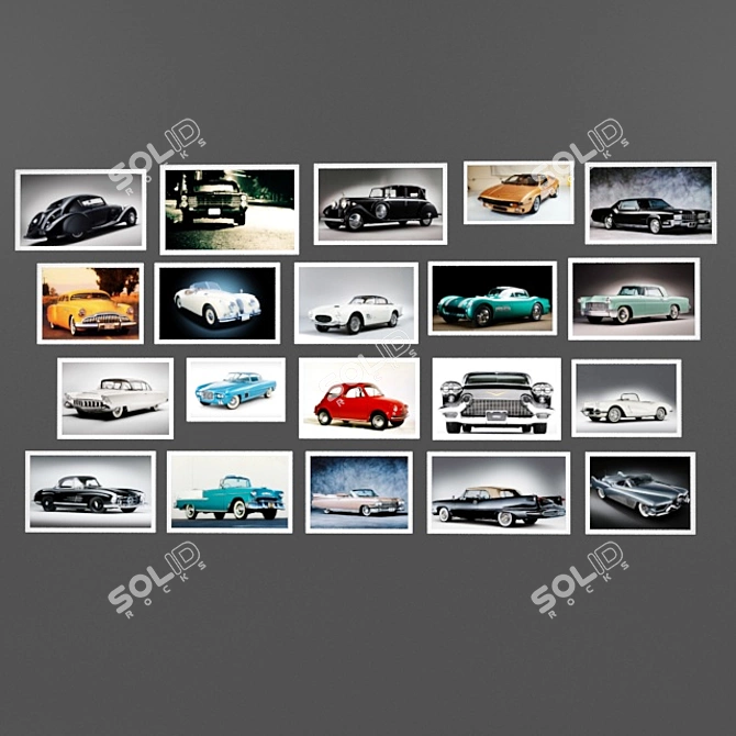 Title: Timeless Classics: Iconic Cars 3D model image 1