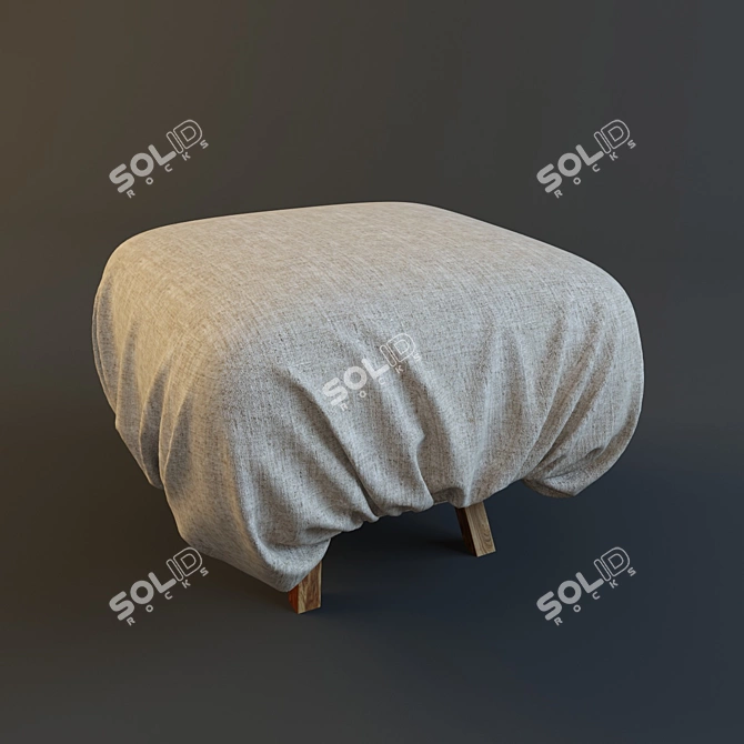 Modern Fitted Chair - Stylish Addition 3D model image 1