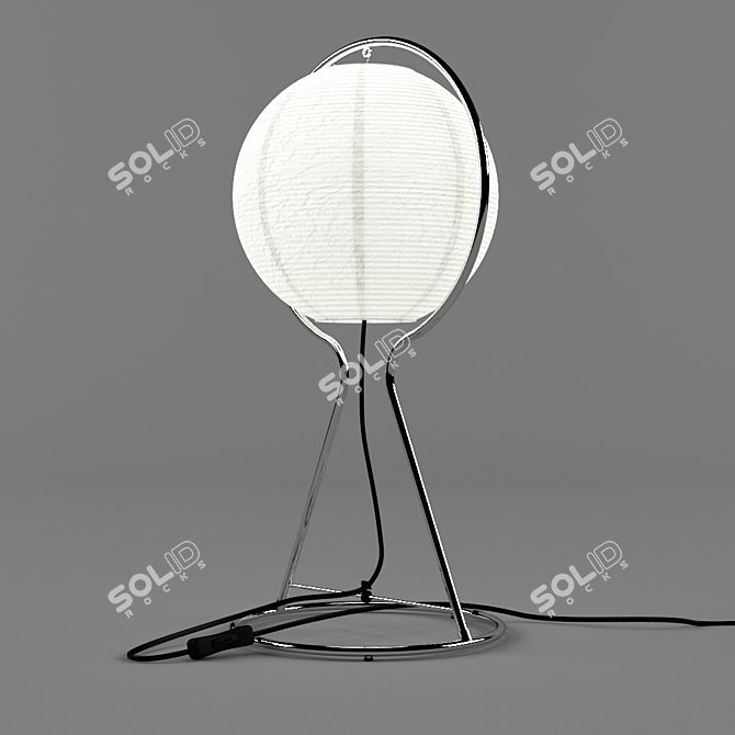 Title: Sleek VATE Lamp Table 3D model image 1