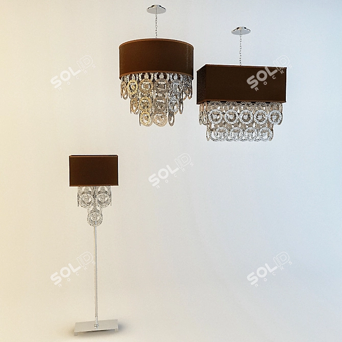 Eurolampart Pendant Light - 2389/09LA 3D model image 1