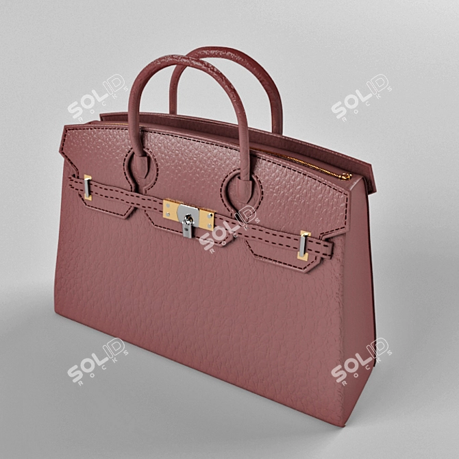 Aroundtown Canvas Tote Bag 3D model image 1