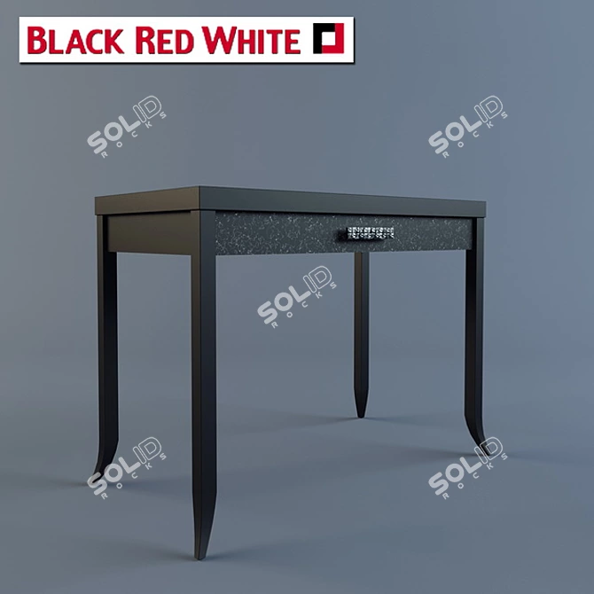 Sicret TOL 100 Dressing Table: Sleek and Stylish 3D model image 1