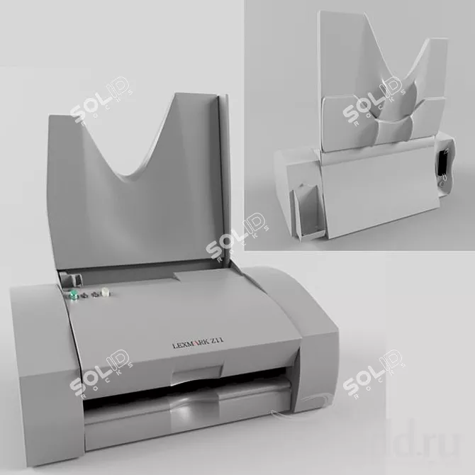 FastPrint Lexmark Printer 3D model image 1