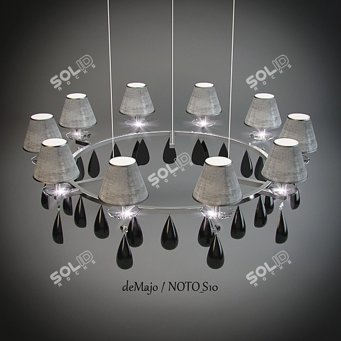 Elegant deMajo NOTO-S10 Pendant 3D model image 1