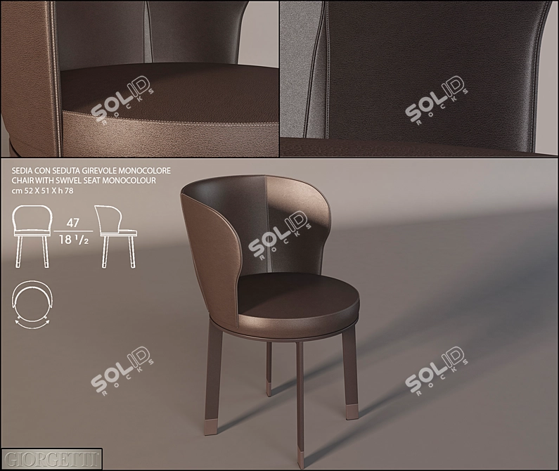 Giorgetti ODE: Exquisite Italian Elegance 3D model image 1