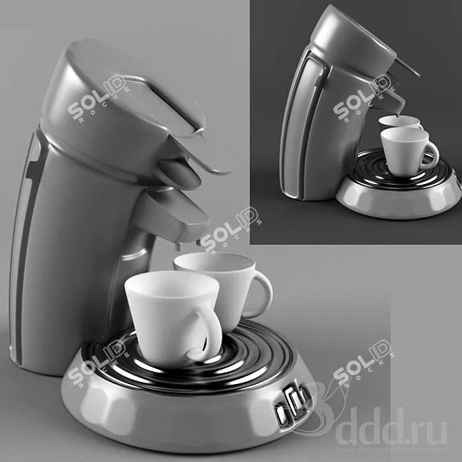 BrewMatic Coffee Maker 3D model image 1