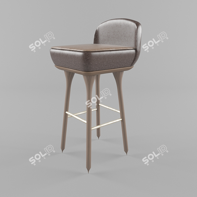 Se-London Bar Stool 3D model image 1