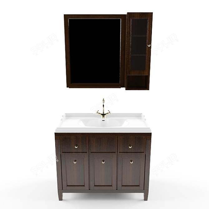 Albion Caprigo Furniture Set 3D model image 1