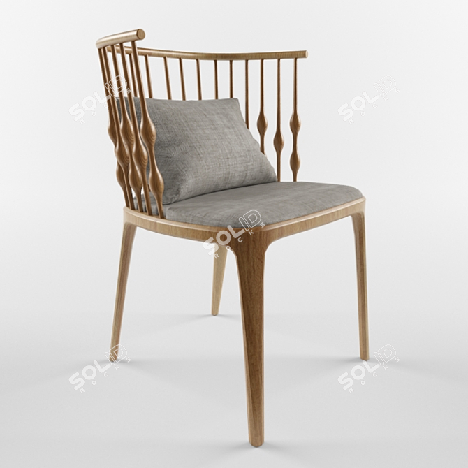 Modern Comfort Chair: Andreu World 3D model image 1