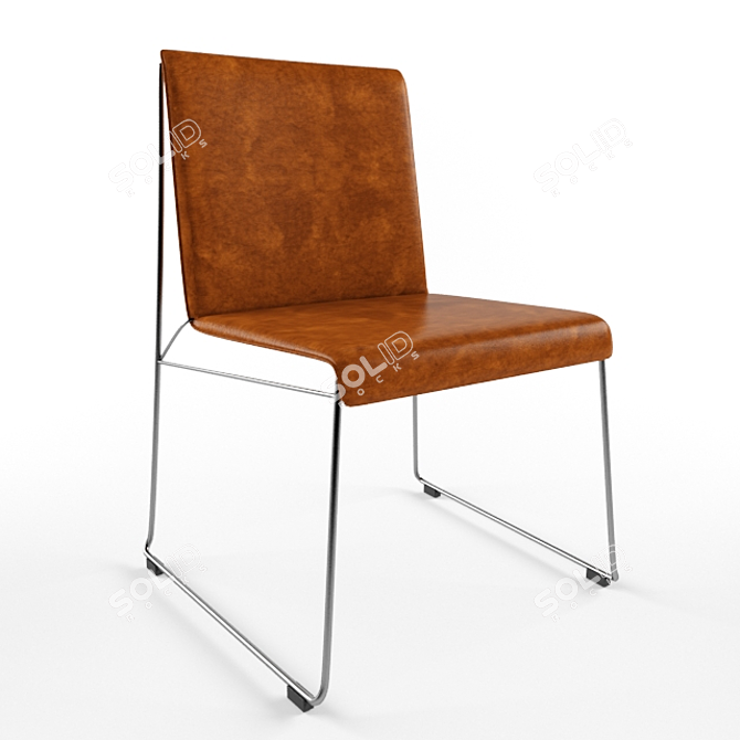 ErgoFit Office Chair: The Perfect Seating Solution 3D model image 1