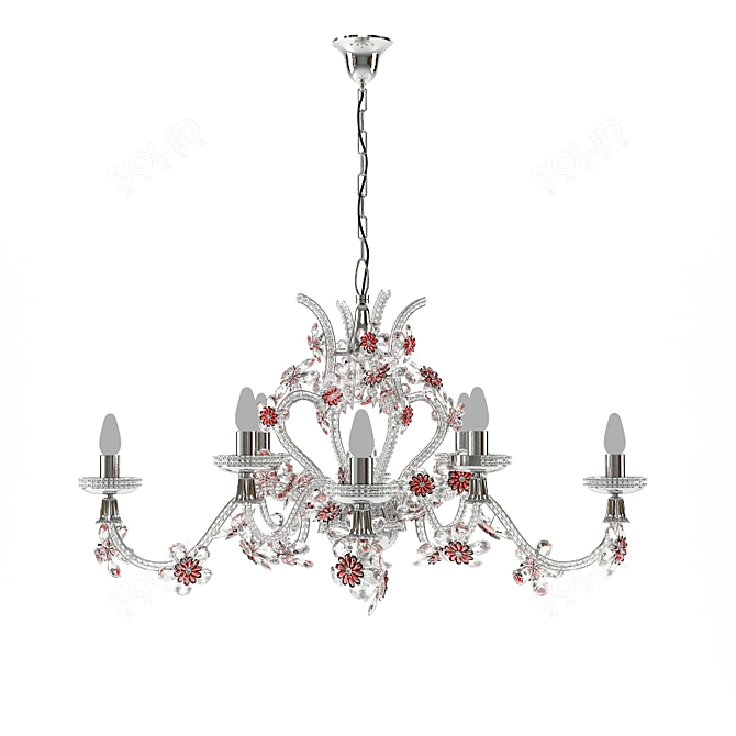 Luxury Masiero Chandelier 3D model image 1