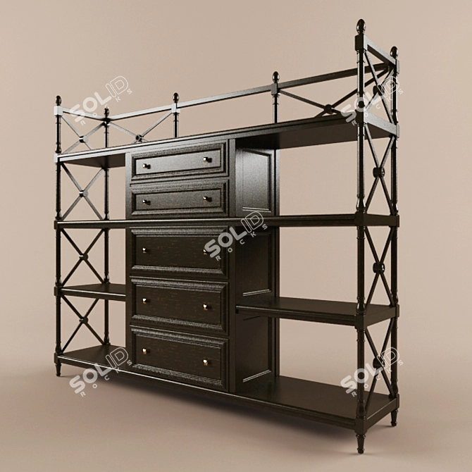 Sketch-inspired Rack 3D model image 1