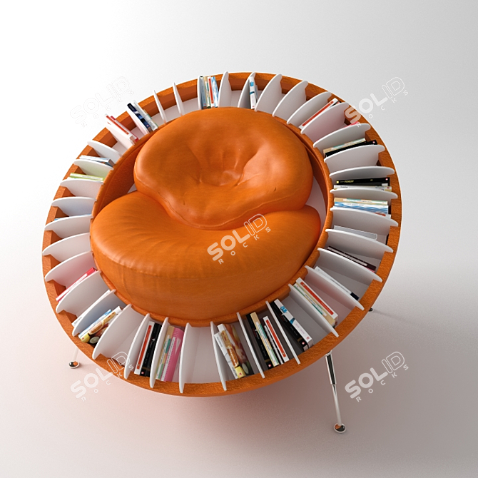 Lounge & Read Chair 3D model image 1