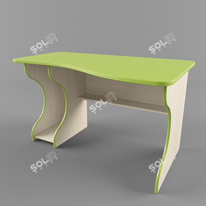 Title: Neman-MN-211-05 Office Van Desk 3D model image 1