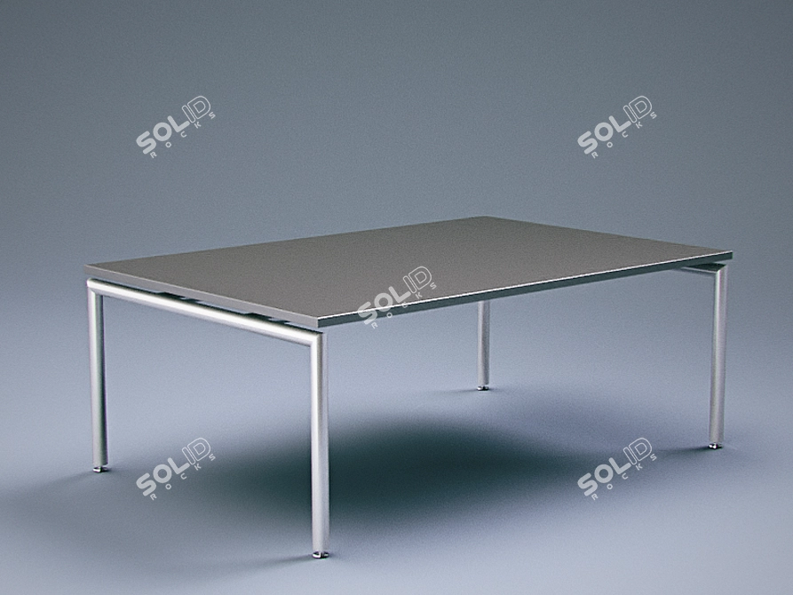 Vancouver Modern Table 3D model image 1