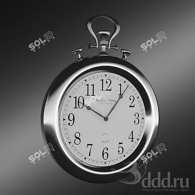 Kare Design Vintage Clock 3D model image 1