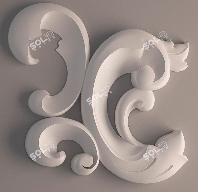  Precision-Cut CNC Carvings 3D model image 1