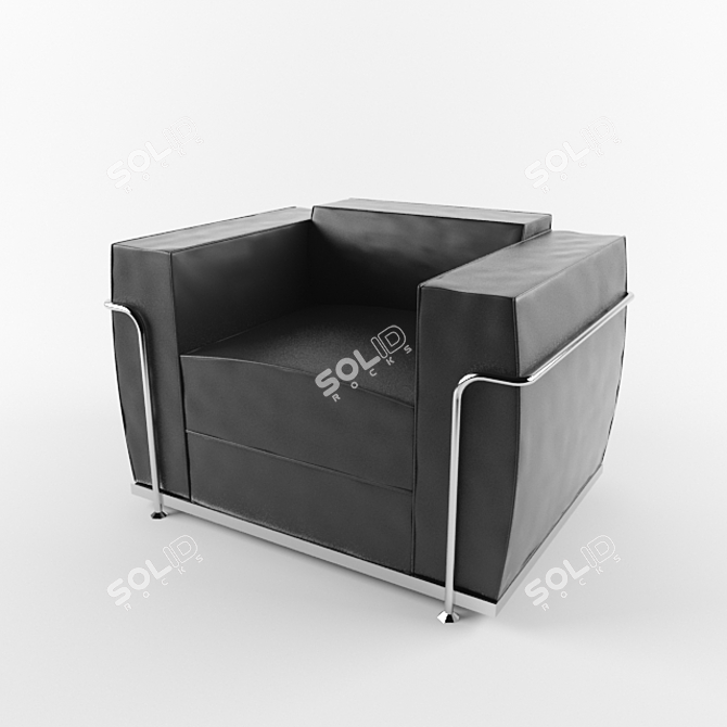 Comfortable Modern Armchair: "Cassina 3D model image 1