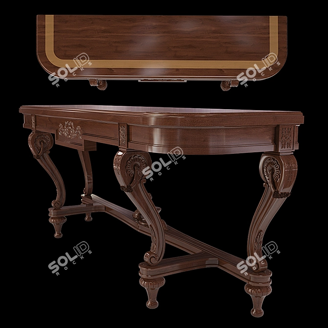 Elegant Rubens Console by Angelo Cappellini 3D model image 3
