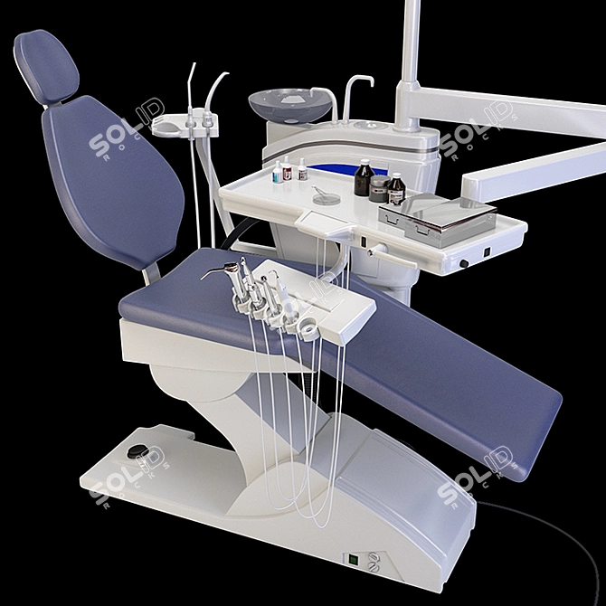 Complete Dental Chair Set 3D model image 3