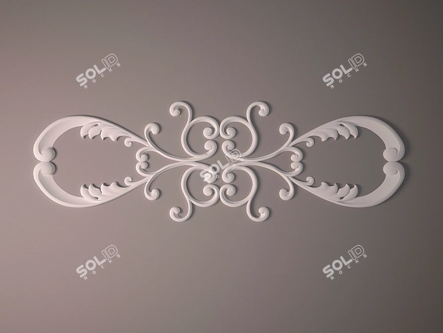 Elegant Furniture Accent 3D model image 1