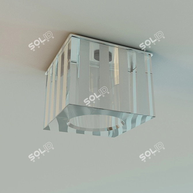 Title: Sleek Ceiling Spot Lamp 3D model image 1