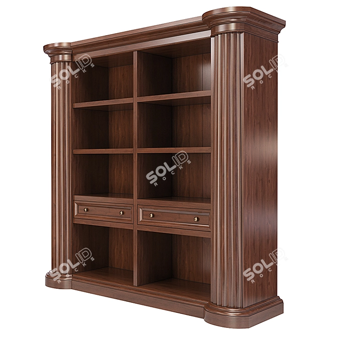 Canova&Rialto Bookcase: Modern and Stylish 3D model image 2