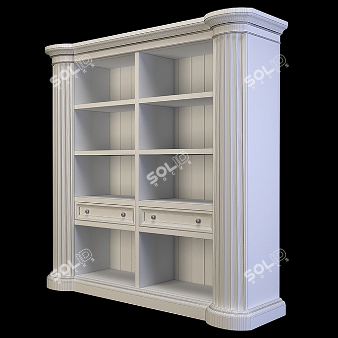 Canova&Rialto Bookcase: Modern and Stylish 3D model image 4