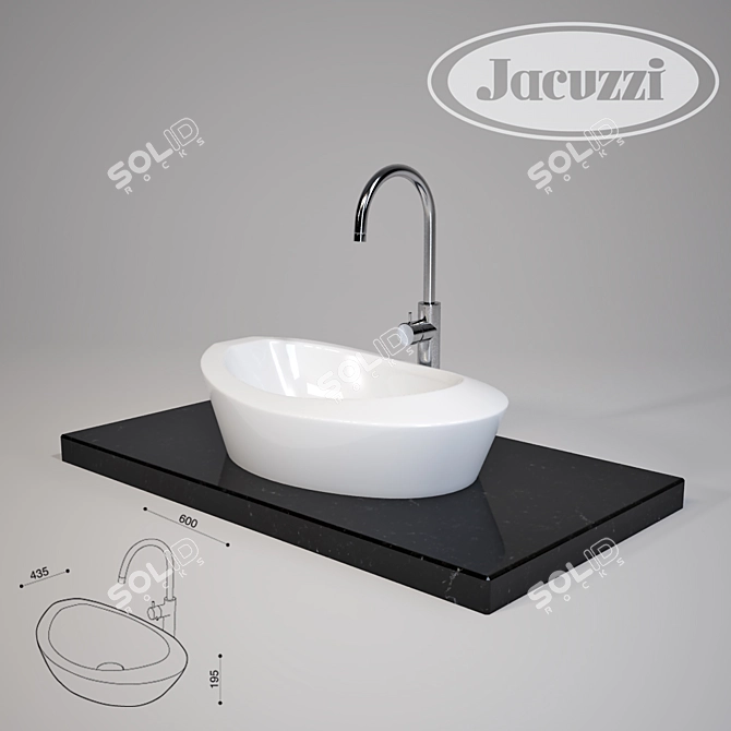 Morphosis Jacuzzi: Ultimate Relaxation Experience 3D model image 1