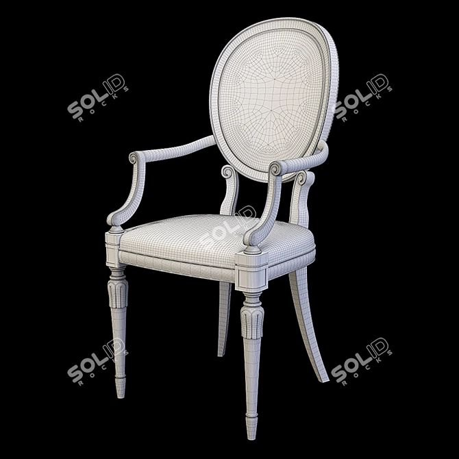Modern Canova Chair (90.986) 3D model image 4
