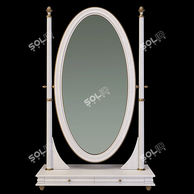 Savio Firmino Floor Mirror 3D model image 3