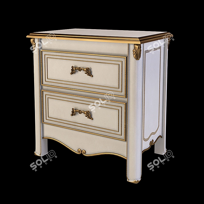 Savio Firmino Dresser: Elegant & Functional 3D model image 4