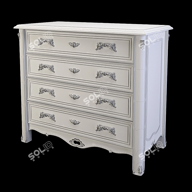 Savio Firmino Dresser: Elegant & Functional 3D model image 6