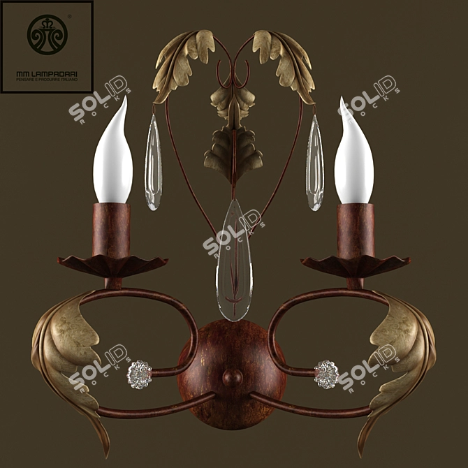 Crystal Chandelier MM Lampadari 3D model image 1