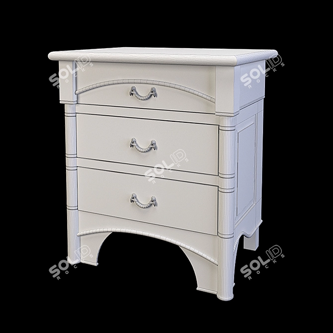 Elegant Chest of Drawers: Bamax Canova & Rialto 3D model image 5