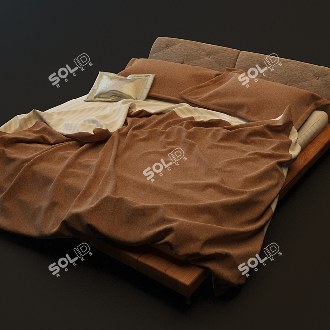 Sergios Comfort Bedding Set 3D model image 1