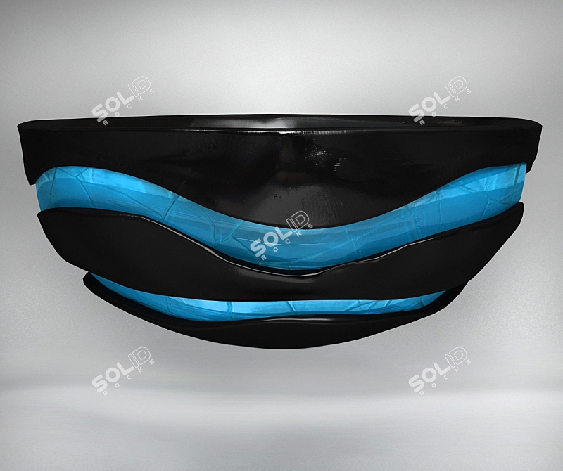 Elegant Ceramic Vase by BoConcept 3D model image 1