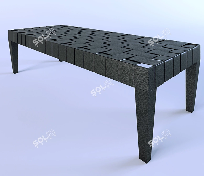 Contemporary Daybed: 3DMax2010 + Tex + Obj + Fbx 3D model image 1