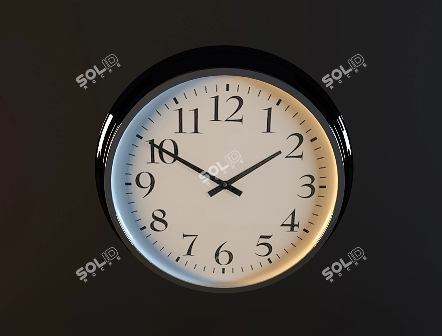 Stylish IKEA Bravur Timepiece 3D model image 1