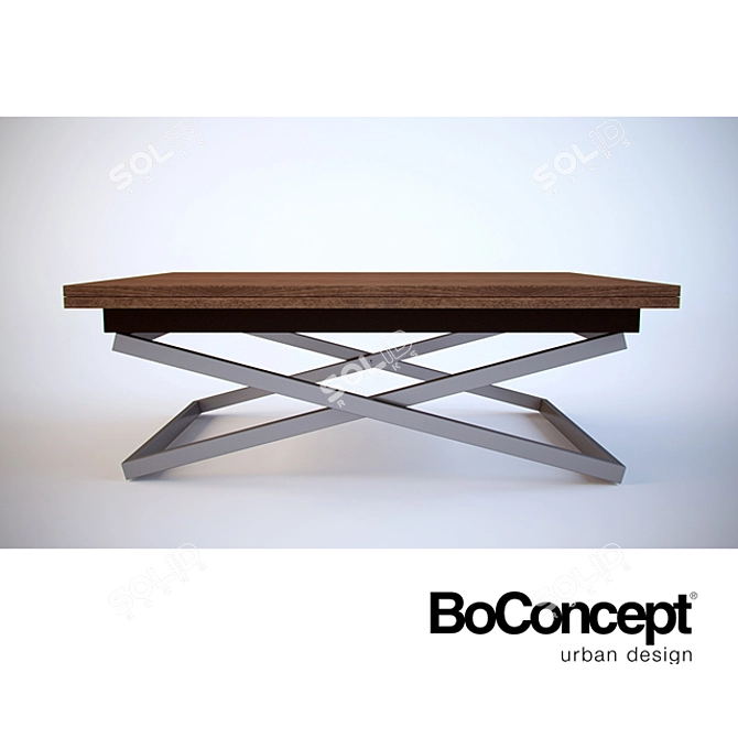 Sleek Danish Coffee Tables 3D model image 1