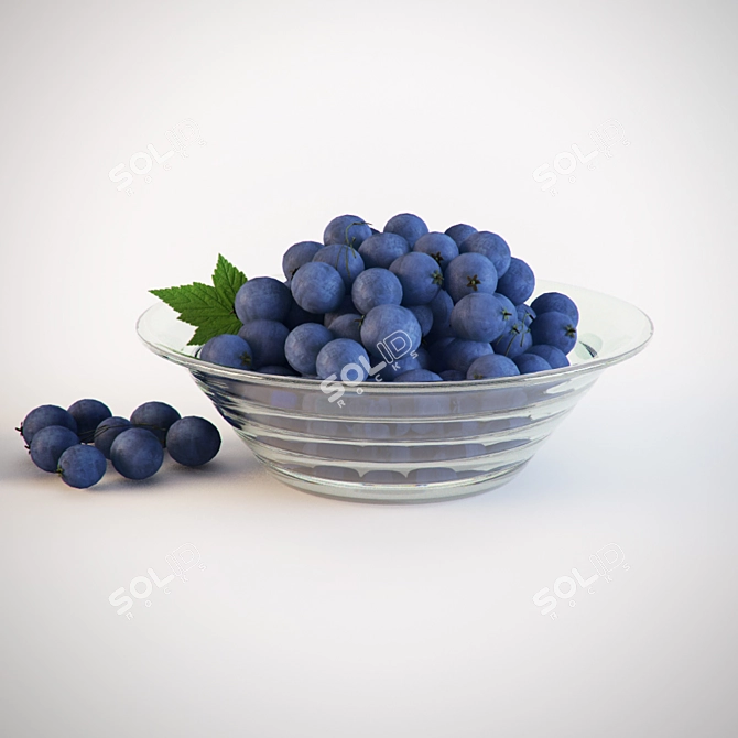 Berrylicious Blueberry Delight 3D model image 1