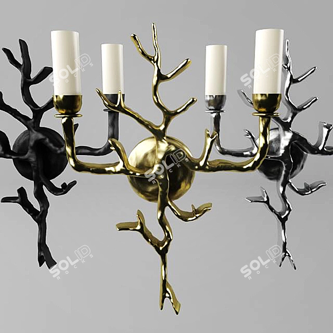 Exquisite Isis Wall Light 3D model image 1